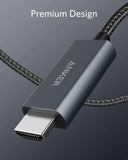 Anker Powerline Usb-C To Hdmi Nylon Cable 6Ft Black