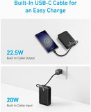 Anker 335 Powerbank Powercore 22.5W Built-In Usb-C Cable