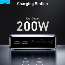 Anker PowerPort 200W 4C 2A PD GAN Silver