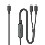 Anker 2 In 1 Usb-C To Usb-C Cable 4Ft 140W Black