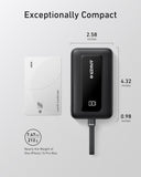 Anker Zolo Powercore 10000 Mah Pd 30W Built-In Usb-C Cable