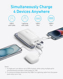 Anker Powercore Zolo 20000 MAH PD 30W Built-In Usb-C Lightning Cable