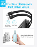 Anker Powercore Zolo 20000 MAH PD 30W Built-In Usb-C Lightning Cable