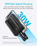 Anker Powercore Zolo 20000 MAH PD 30W Built-In Usb-C Lightning Cable