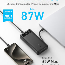 Anker Power Bank 20K 65W Black