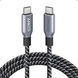 Anker Prime Usb-C To Usb-C Cable Nylon 6Ft 240W Black