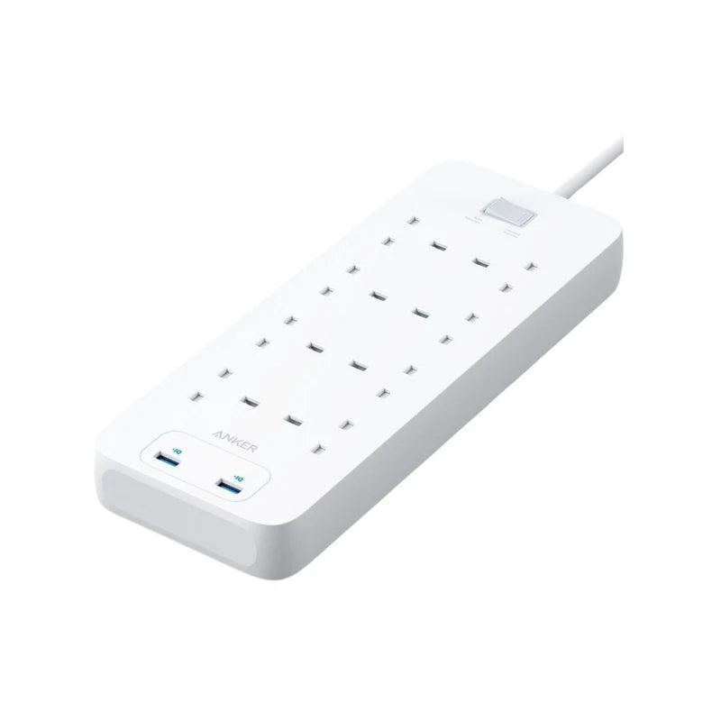 Anker Powerextend 8 Outlets 2 Ports 2A White