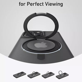 Anker Iphone 16 Magnetic Clear Case with 360 Ring Stand iPhone 16 Pro Max Black